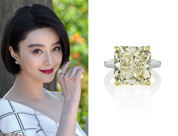 早前在第70届戛纳电影节开幕记者会上,范冰冰一席ralph & russo 2017