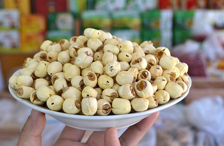 丽知味 莲都特产 处州白莲250g 穿芯白莲子 通芯白皮莲子一烧即糯