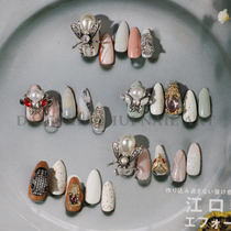Nail jewelry net celebrity explosion lucky Pixiu 2021 bee snake head diamond pearl nail flash diamond 460