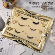 Net red eyelash playing board display rack Nail eyelash shop special edition finished high-end eyelash work display board