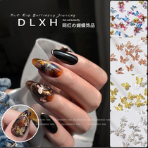 Beauty Chia Butterfly Ornaments 2022 Autumn Winter New Extremely Light Small Butterfly Mix Finished Patch Nail Decoration 679