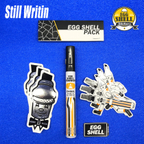 eggshellstickers graffiti marker set with exquisite fragile die cut stickers