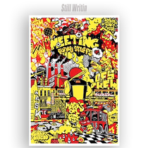 Canvas art micro-MeetingOfFunkyStuffs author Mask50 x 72 cm graffiti