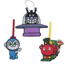 Anpanman hand embroidered boarding plate number plate children's schoolbag pendant travel luggage tag listing anti-loss