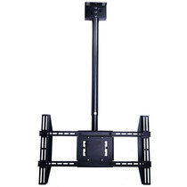32-85 inch thickened thickened TV hanger Telescopic 360 degree rotating LCD advertising machine All-in-one machine ceiling hanger
