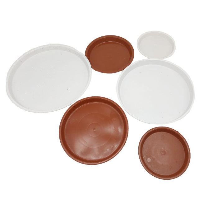 Enlarged and thickened round flowerpot tray plastic tray flowerpot base tray mobile chassis mop basin pad water dish