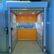 Stainless steel air shower room single single blow double double blow cargo shower room dust-free workshop air shower door air shower Channel