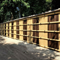 Enclosed bamboo fence Courtyard Garden Day Style Withered Landscape Outdoor Embalming Shelter Screen Partition landscape Decorative Fence