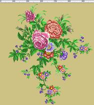 Computer embroidery plate Chinese costume costume with overalls LOGO hat