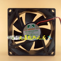 New MGA8012LB-O25 12V 0 12A 8CM 8025 cooling fan DC 2 wire