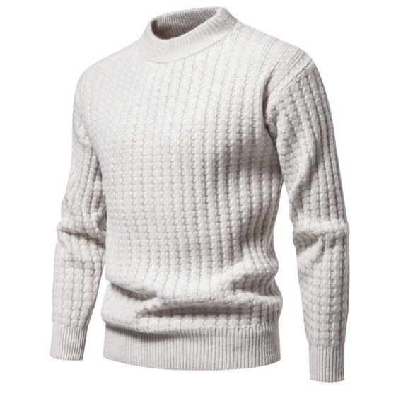 Autumn and winter men's solid color round neck sweater fashion pullover casual thickened sweater cross-border
Autumn and winter men's solid color round neck sweater fashion pullover casual thickened sweater cross-border