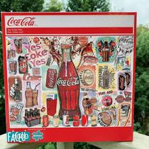Part spot US genuine Coca-Cola Coca-Cola Puzzle 1000 Slices Of Illustrations Style Decoration Gifts