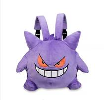 Pokémon Gengar anime Geng ghost backpack Ghost Stone plush doll men and women children cute small bag