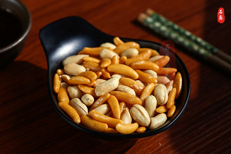 日本式柿种花生 小吃酒吧零食下酒 米果花生柿子种米果 柿种生仁