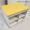 Длина 120 * Ширина 80 * Высота 85 см Белый шкаф + Желтый стол