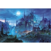 Wooden Puzzle 1000 Pieces Thickened Adult Children Puzzle Toy Decompression BIG PICTURE CASTLE NIGHT COLOR