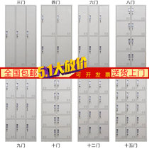 Harbin iron roll cabinet staff wardrobe with lock iron cabinet bathroom wardrobe unit dormitory wardrobe customization