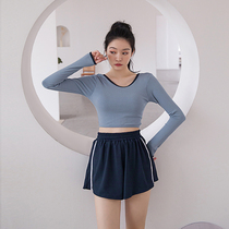 Vito New Swimsuit Woman Three Piece Skin Skiny Sleeve Sports Flat Sports Swimming Cloth