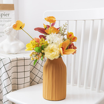 ins Nordic fake flower bouquet silk flower flower flower art sunflower flower arrangement living room plastic flower decoration dining table decoration decoration