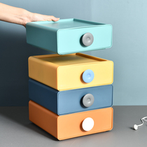 Drawer type desktop storage box office desk storage box multi-layer dormitory stationery storage box