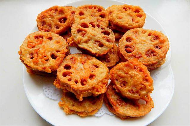 秋季超好吃的藕盒做法酥脆可口又美味