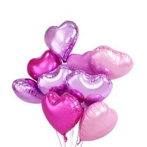 Aluminum film 18 inch Love Balloon light board heart-shaped balloon wedding decoration balloon wedding ceremony decoration decoration arrangement