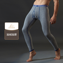 Warm pants men plus velvet thick slim youth cotton pants winter trousers tight pants leggings hot thin velvet pants