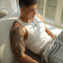 OMG Tide brand running quick-dry elastic tight training sports vest men sleeveless fitness clothes waistcoat summer