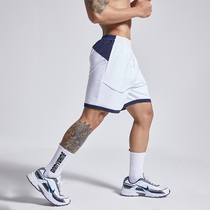 OMG Tide Brand Cotton Contrast Hip Sports Shorts Mens Running Sweat Breathing Breathable Fitness Training Shorts Five