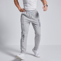 OMG Tide Brand Cotton Needle Feet Casual Sports Pants Mens Loose Training Fitness Pants Fashion Joker Sweatpants Spring
