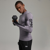 OMG training clothing mens autumn quick-drying long sleeve T-shirt compression physical fitness high elastic tights sports fitness clothes