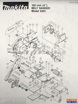 Pasta import sand belt machine accessories 9401 rotor sand belt wheels and their parts