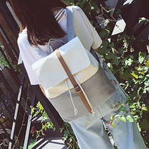 College student school bag female Korean version Harajuku ulzzang high school canvas backpack small fresh forest department joker backpack