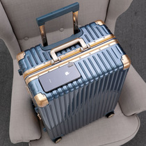 The New Aluminum Frame Pull Bar Box Universal Wheels Women Ins Nets Red Suitcase 20 Men 2426 2426-inch suitcase students