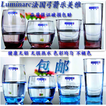 Lemeiya color glass men and women household simple lidless creative transparent heat-resistant European living room teacup