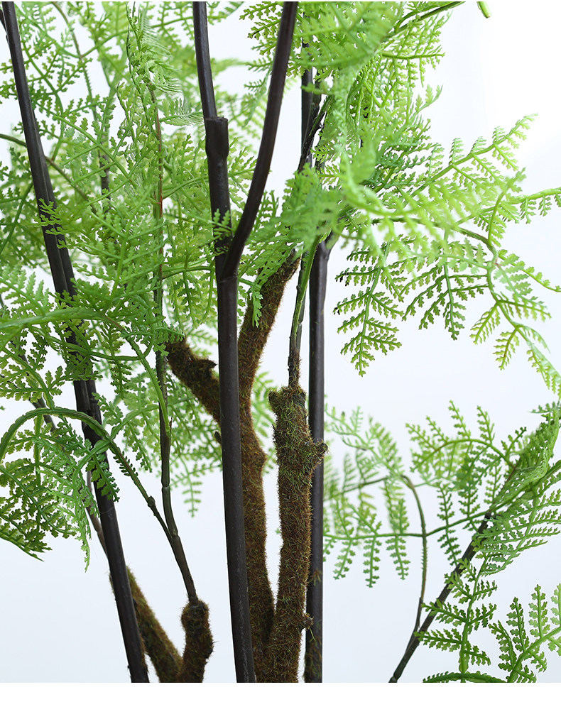 仿真绿植波斯蕨树样板房室内假花落地蕨类原始森系北欧绿植物盆栽