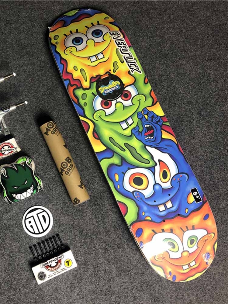 santacruz海绵宝宝联名滑板