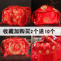 Wrapped leather wedding large woman dowry wrap cloth wedding supplies wedding high-grade embroidered cotton pair