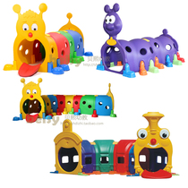 Sensory training equipment elf tunnel kindergarten toys children crawling sliding drilling holes caterpillar tunnel