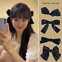jisoo same butterfly knot hair clip black clip headwear 2022 mesh red back brain spoon new big hairpin haircut