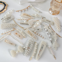 Pearl Hair Card South Korea Everyday Senteal Fairy STRAIGHT CLIP ULTRA FAIRY CLIP HEAD DECORATION HAIR CLIP REAR BRAIN SPOON HAIR TRIM SIDE CLIP