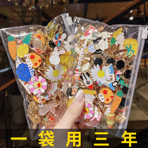 Cute Brooch Day Tying Needles 2021 Little Pins 2021 New Cartoon Metal Badges Women Accessories Individuality Decorations