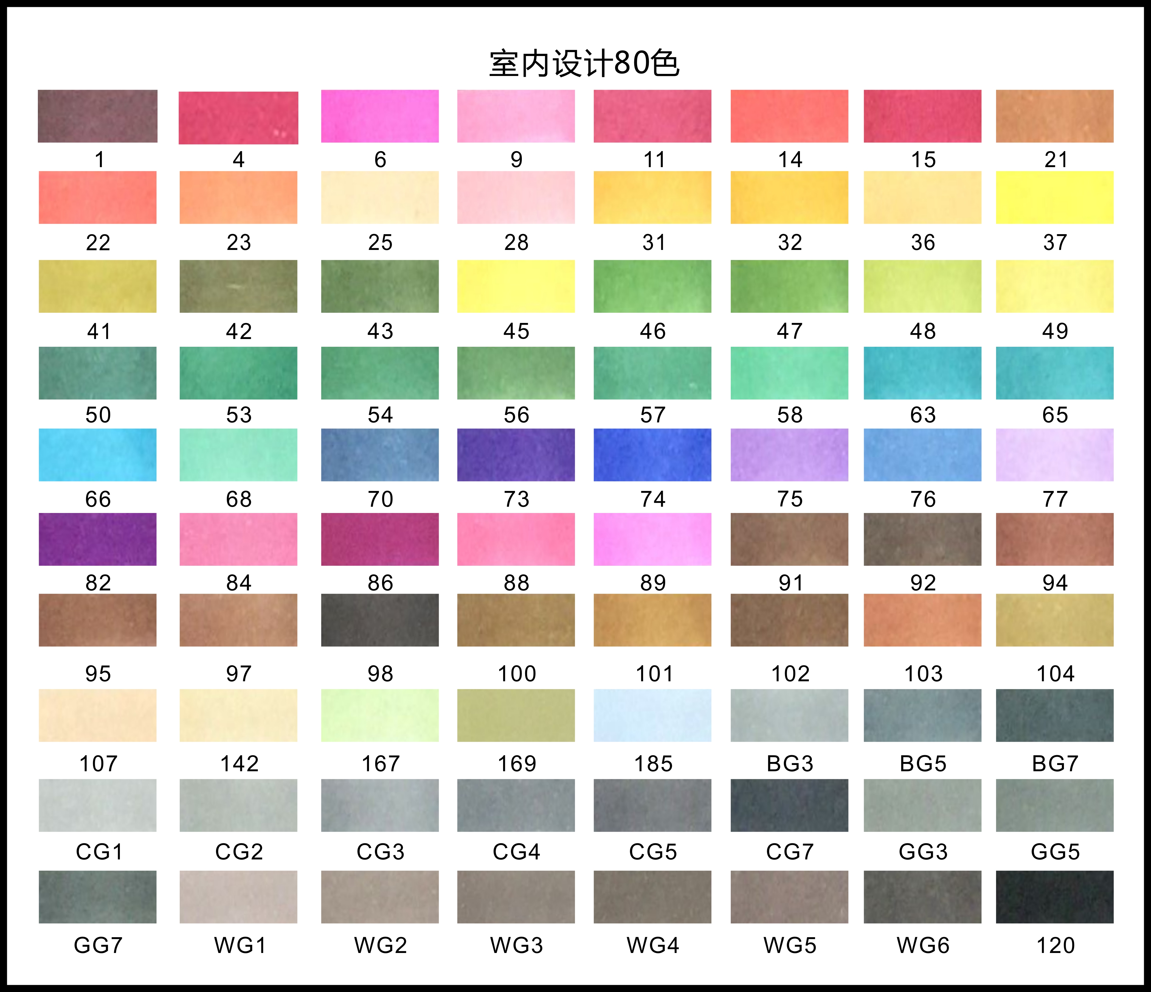 包邮正品touch6代升级7代双头酒精油性马克笔60色/80色套装送笔盒