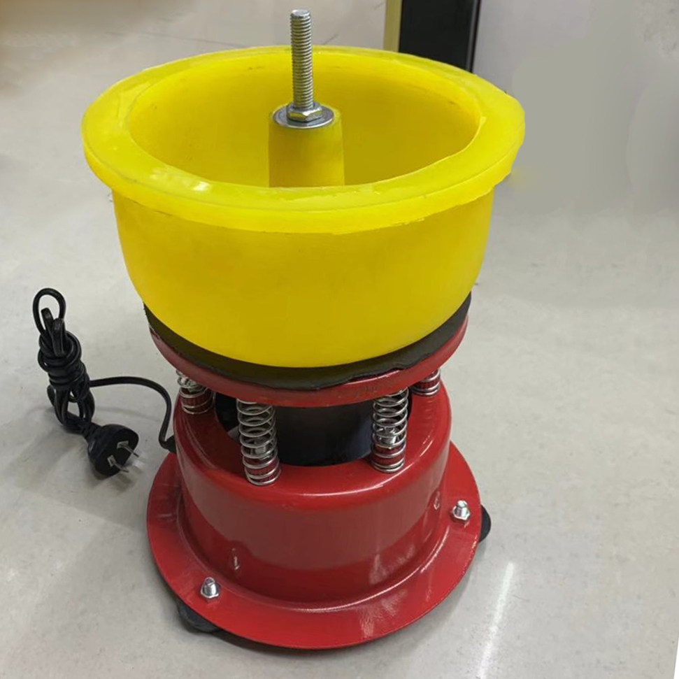 小型珍珠珠宝震机玉石抛光机打磨佛珠震桶震动研磨机金属抛光桶