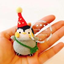 Christmas Caps Backpack Small Penguin Crochet Needle Diagrams Decontrop Wool Weave Tutorial Non Finished no Material No Video