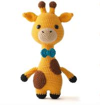Fluffies Giraffes Giraffes Mr. Giraffe Hair Thread Crochet Man Doll Tute Detour Tutorial Non Finished no video