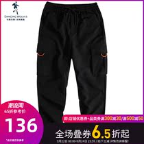 Dance with Wolves casual pants men 2021 Autumn New loose trend slim foot mens ankle-length pants