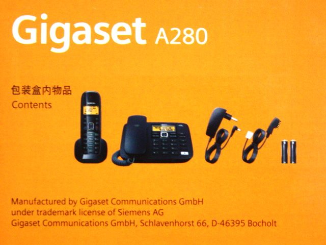 Проводной и DECT-телефон 西门子 电话机 a280 数字 无绳电话 子母机 座机电话 正品 包邮 Siemens