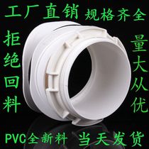 PVC plastic inspection well sewage inspection port municipal engineering 50 75 110 160 arc surface saddle card connector
