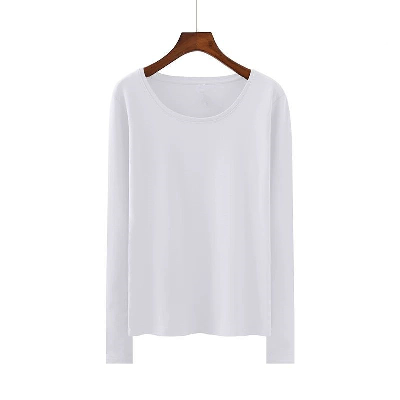 images 15:Tall-collar bottom shirt female autumn 2022 new tide autumn coat wearing a large size and thick long-sleeved pile top images 15:Tall-collar bottom shirt female autumn 2022 new tide autumn coat wearing a large size and thick long-sleeved pile top